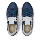 Scarpe Donna Sun68 Sneakers Ally Gold Silver Colore Navy Blue - Z36202