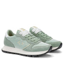 Scarpe Donna Sun68 Sneakers Ally Glitter Textile Colore Verde Salvia - Z36203