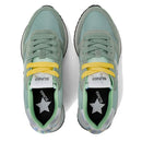 Sun68 Stargirl Glitter Sneakers Damen Grün