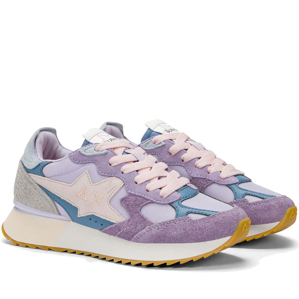 Scarpe Donna Sun68 Sneakers Stargirl Multicolor Option Lilla - Z36215
