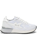 Scarpe Donna Sun68 Sneakers Stargirl Silver Mesh Bianco - Z36216