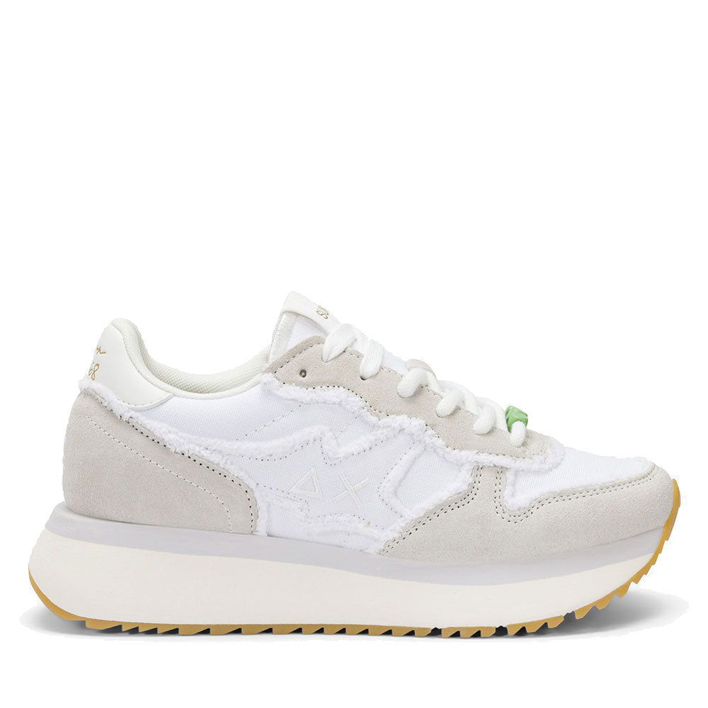 Sneakers Donna Sun68 Big Stargirl Canvas Colore Bianco - Z36223