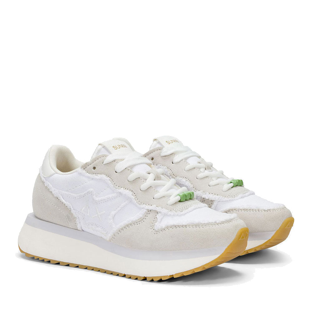 Sneakers Donna Sun68 Big Stargirl Canvas Colore Bianco - Z36223