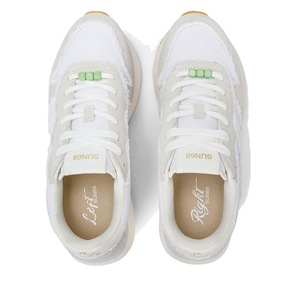 Sneakers Donna Sun68 Big Stargirl Canvas Colore Bianco - Z36223