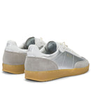 Scarpe Donna Sun68 Sneakers California Leather in Pelle Colore Argento - Z36249