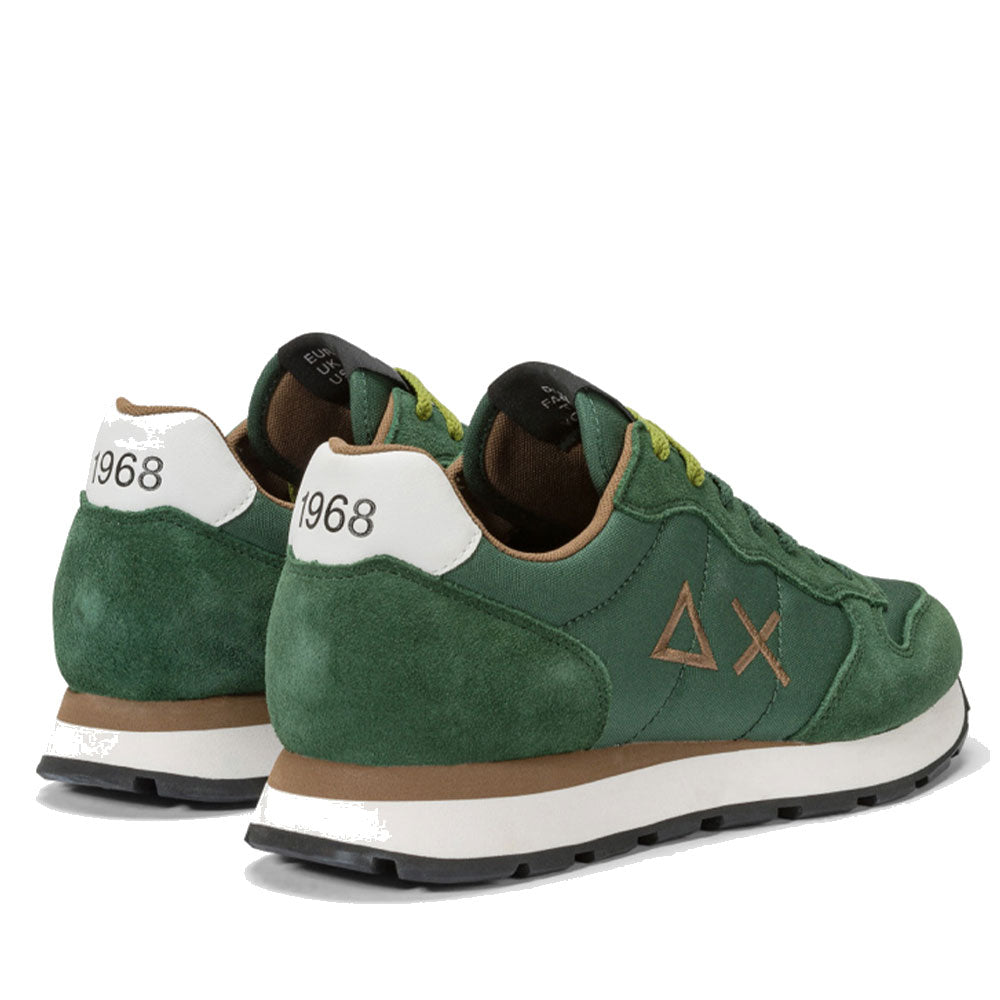 Scarpe Uomo Sun68 Sneakers Tom Solid Verde Scuro Z44101