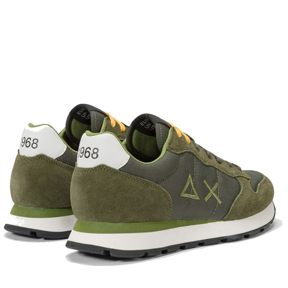 Scarpe Uomo Sun68 Sneakers Tom Solid Militare Scuro - Z44101