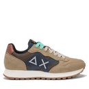 Scarpe Uomo Sun68 Sneakers Jaki Bicolor Beige Scuro - Z44114