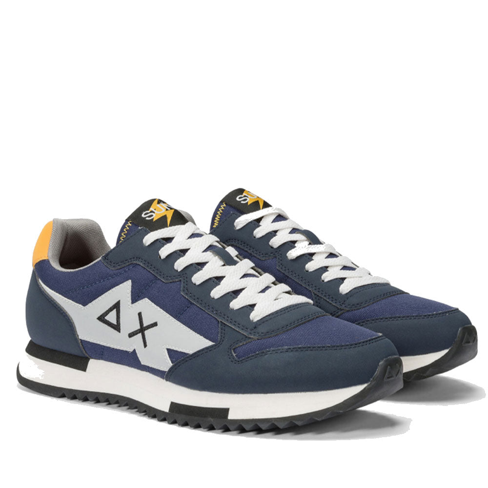 Scarpe Uomo Sun68 Sneakers Niki Solid Navy Blue - Z44121