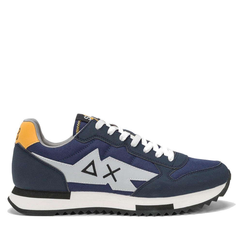 Scarpe Uomo Sun68 Sneakers Niki Solid Navy Blue - Z44121