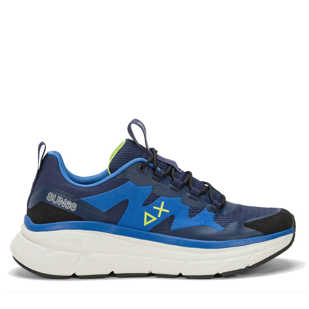 Scarpe Uomo Sun68 Sneakers Jupiter Sporty Colore Navy Blue - Z44141