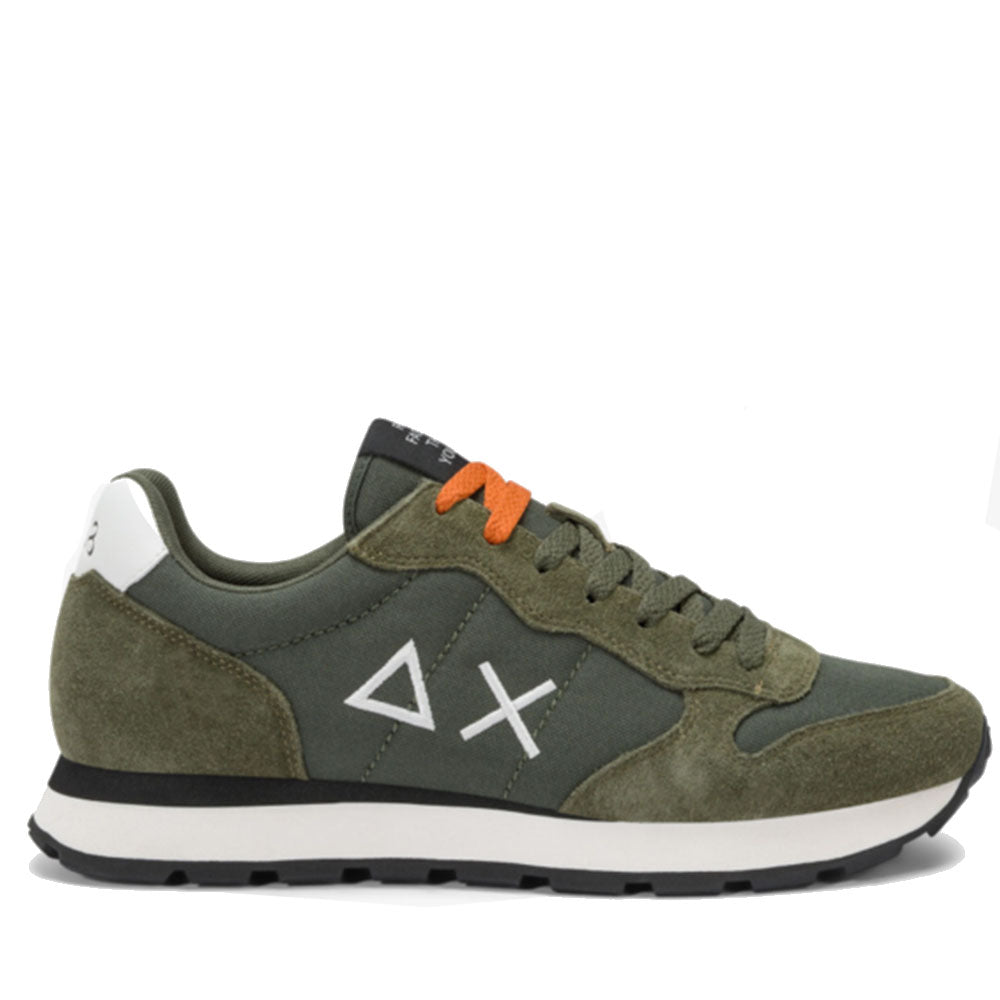 Scarpe Uomo Sun68 Sneakers Tom Solid Militare Scuro - Z45101