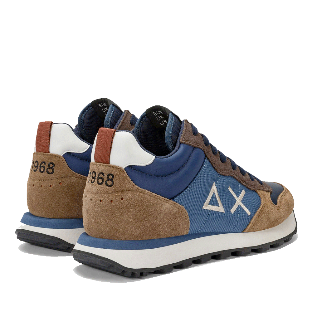 Scarpe Uomo Sun68 Sneakers Tom 2.0 Solid Mid Navy Blue - Z45109