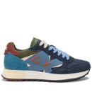 Scarpe Uomo Sun68 Sneakers Jaki Winter Colore Navy Blue - Z45117