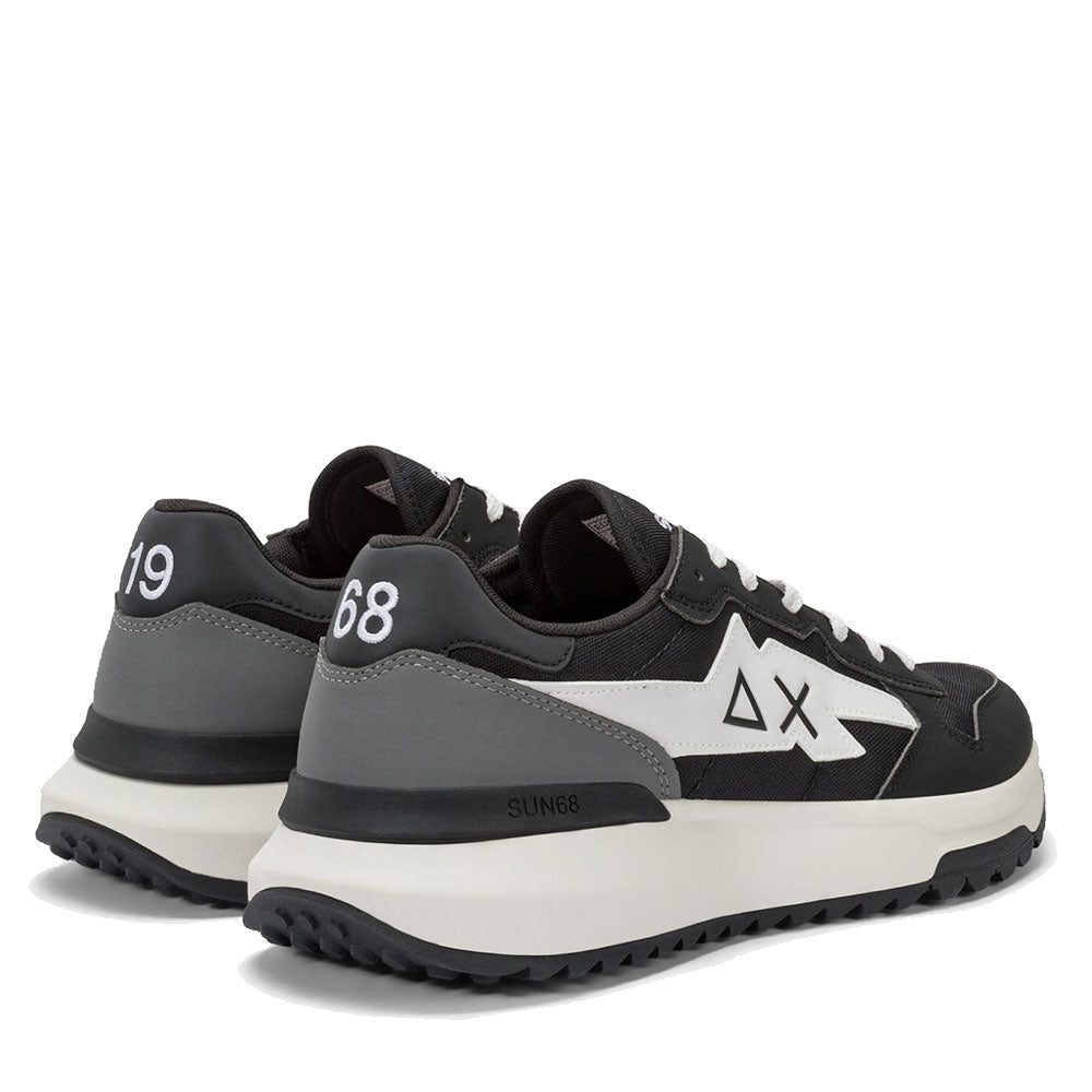 Scarpe Uomo Sun68 Sneakers Niki 2.0 Solid Nero - Z45120
