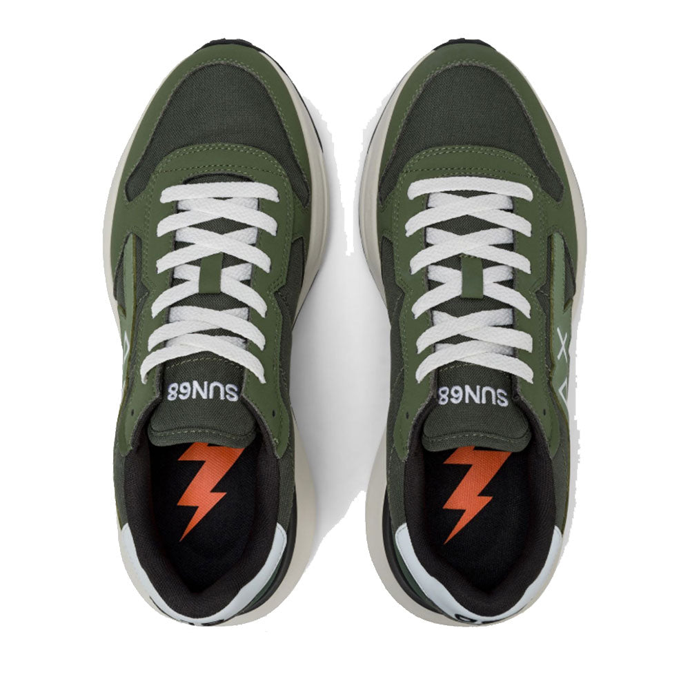 Scarpe Uomo Sun68 Sneakers Niki 2.0 Solid Militare Scuro - Z45120