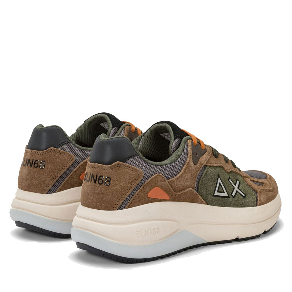Scarpe Uomo Sun68 Sneakers Jupiter Suede Volpe - Z45128