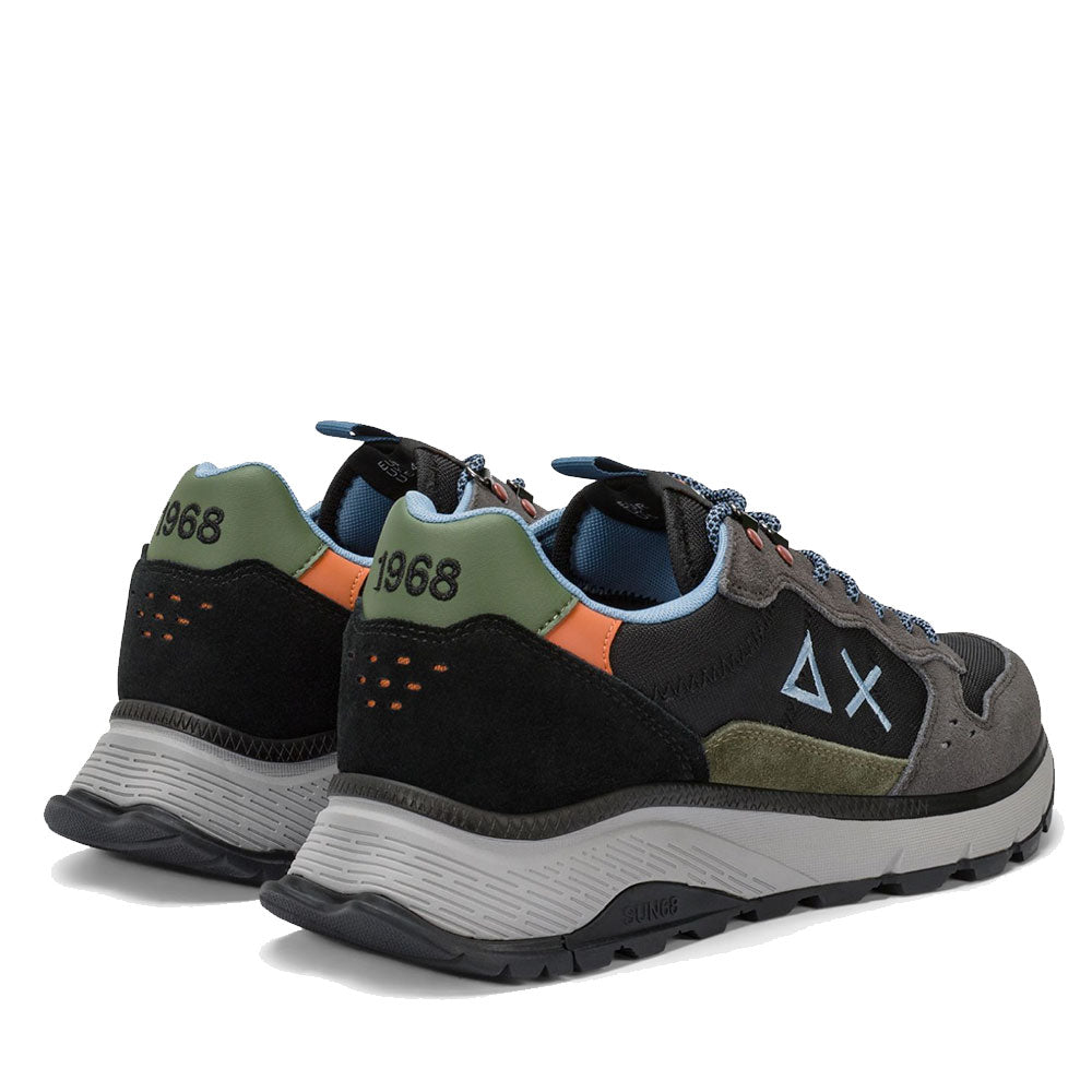 Scarpe Uomo Sun68 Sneakers Fire and Camping Nero - Z45130