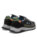 Scarpe Uomo Sun68 Sneakers Fire and Camping Nero - Z45130