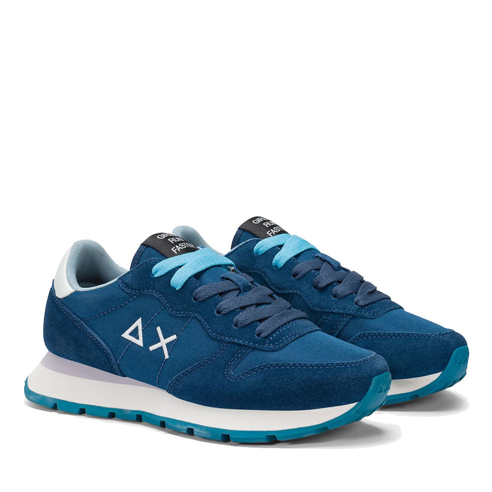Scarpe Donna Sun68 Sneakers Ally Solid Petrolio - Z45201