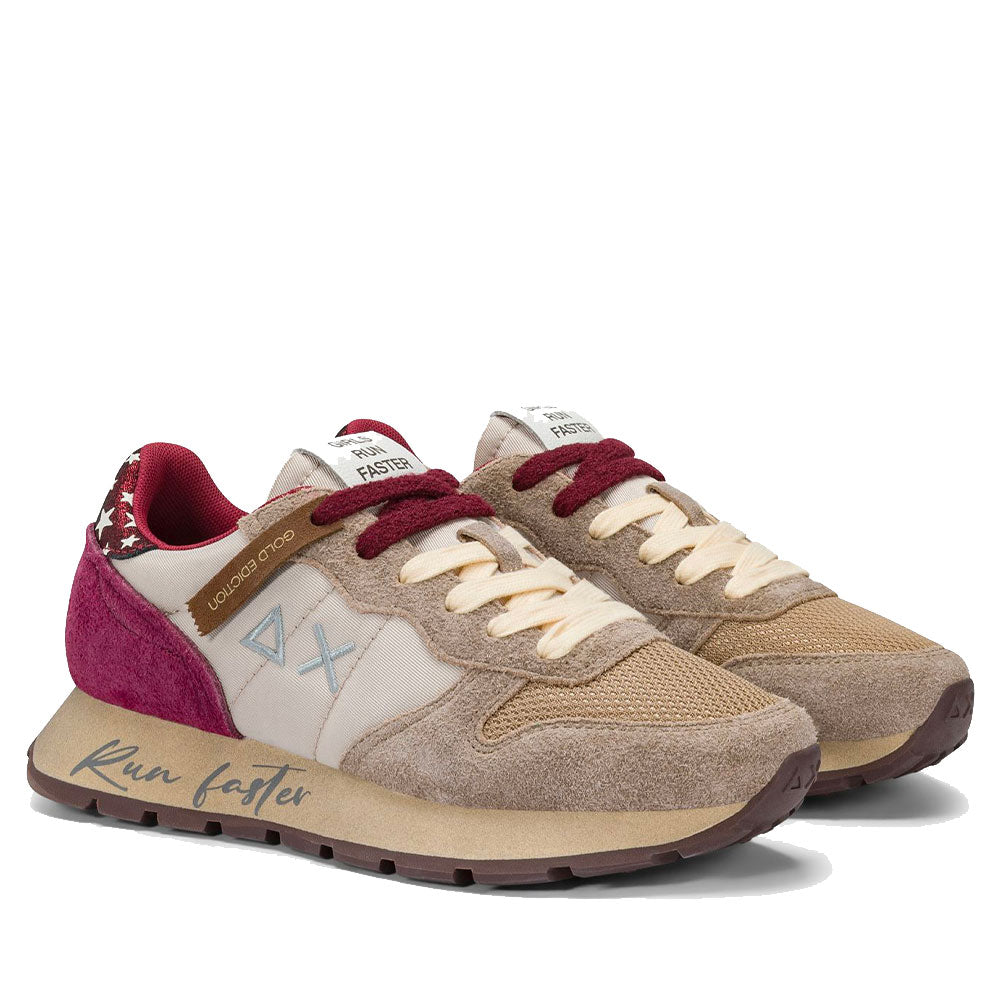 Scarpe Donna Sun68 Sneakers Ally Vintage Colore Beige - Z45207