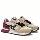 Scarpe Donna Sun68 Sneakers Stargirl Glitter Logo Colore Beige - Bordeaux - Z45217