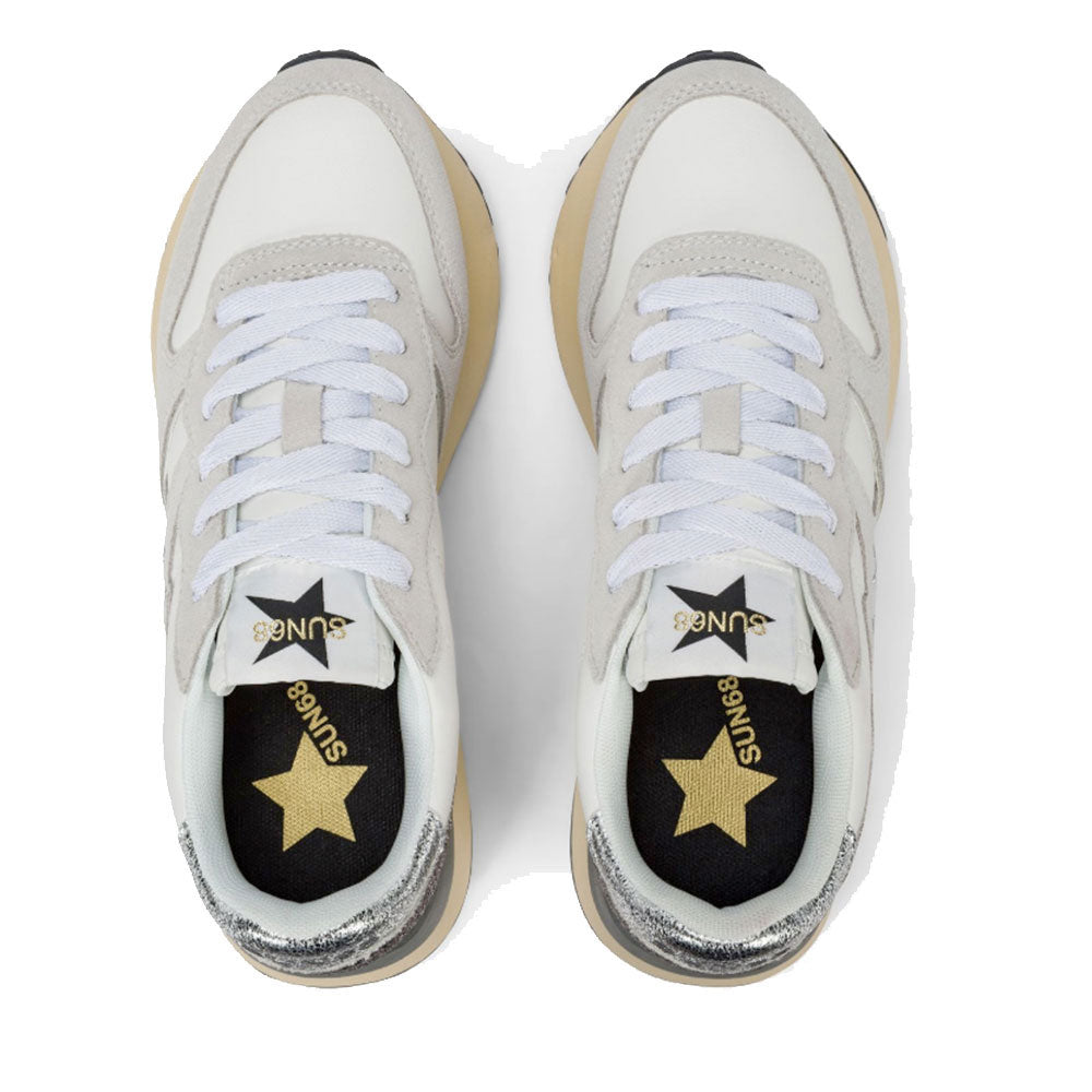 Scarpe Donna Sun68 Sneakers Big Stargirl Back Silver Bianco - Z45222