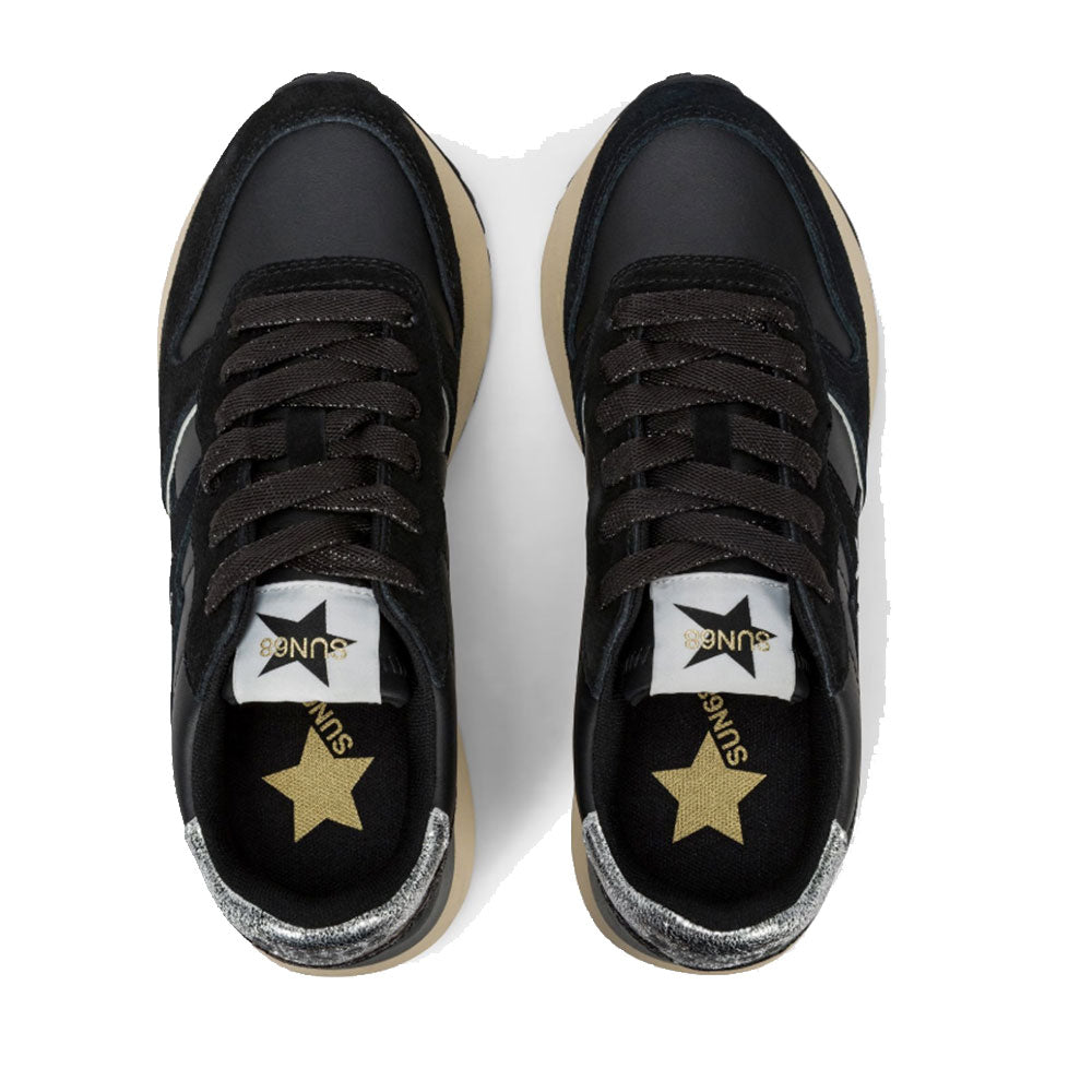 Scarpe Donna Sun68 Sneakers Big Stargirl Back Silver Nero - Z45222