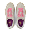 Scarpe Donna Sun68 Sneakers California Sun in Suede Bianco Panna - Z45241