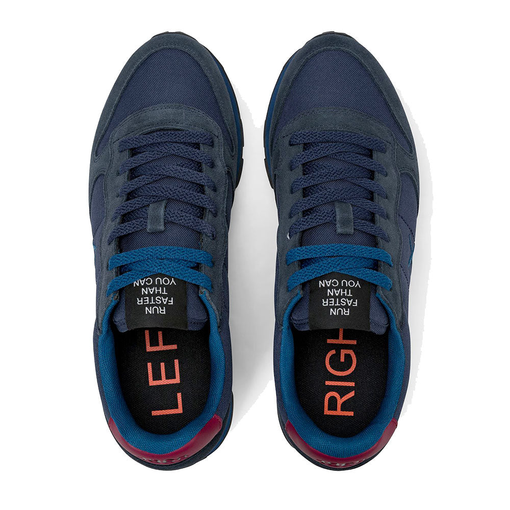 Sneakers Uomo SUN68 Tom Solid Navy Blue - Bordeaux - Z46101