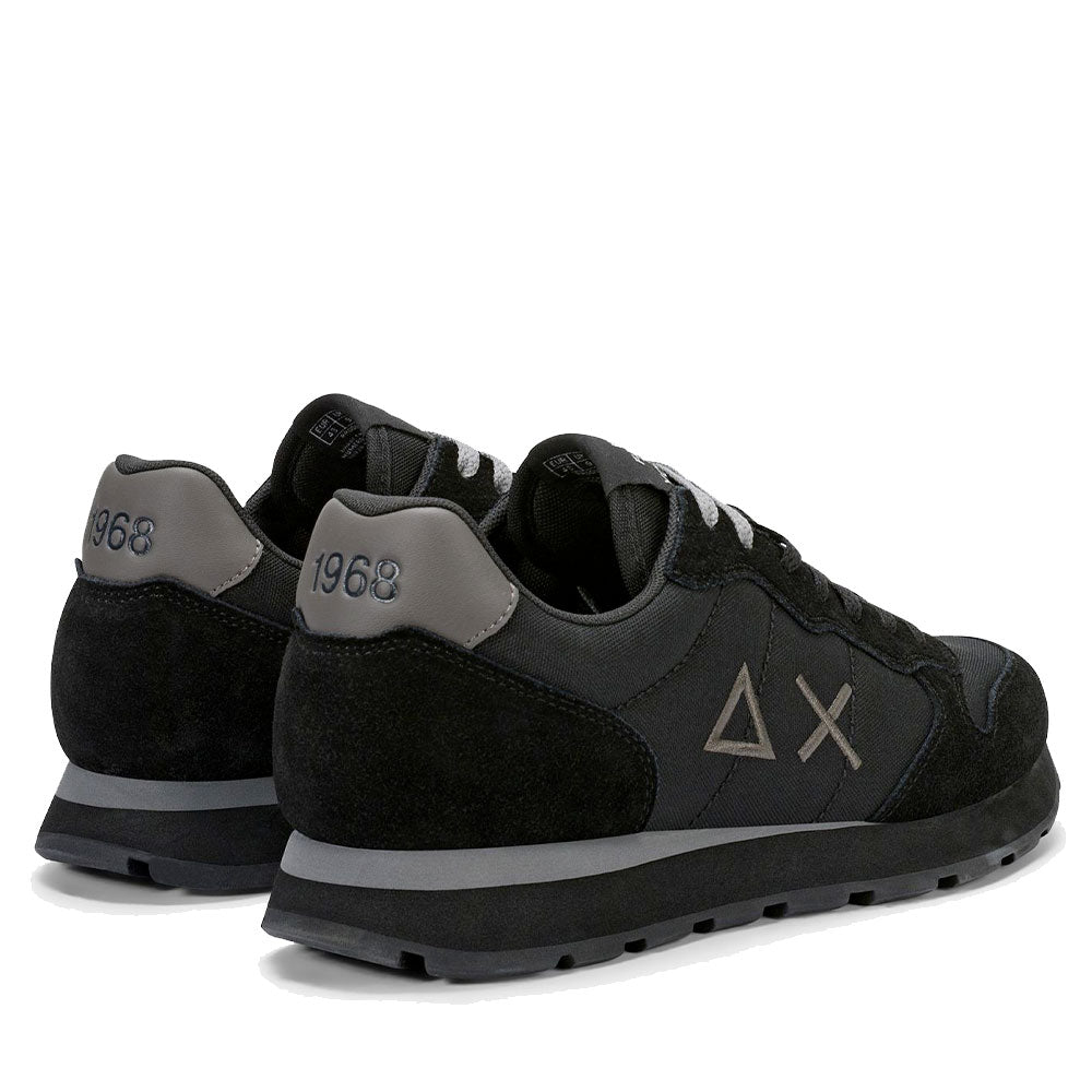 Sneakers Uomo SUN68 Tom Solid Nero - Grigio Scuro - Z46101