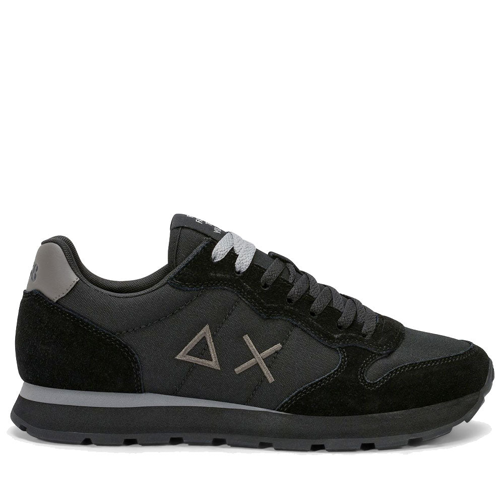 Sneakers Uomo SUN68 Tom Solid Nero - Grigio Scuro - Z46101