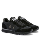 Sneakers Uomo SUN68 Tom Solid Nero - Grigio Scuro - Z46101