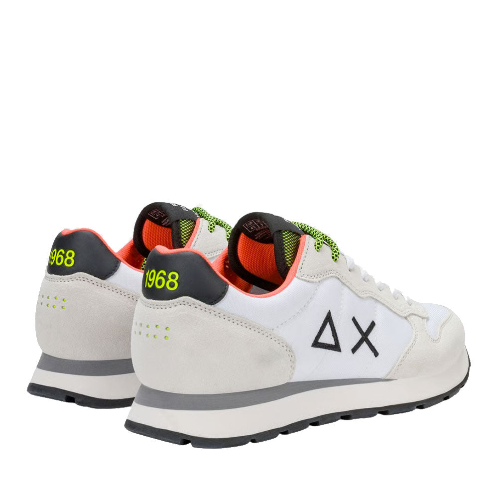 Sneakers Uomo SUN68 Tom Fluo Bianco - Z46102