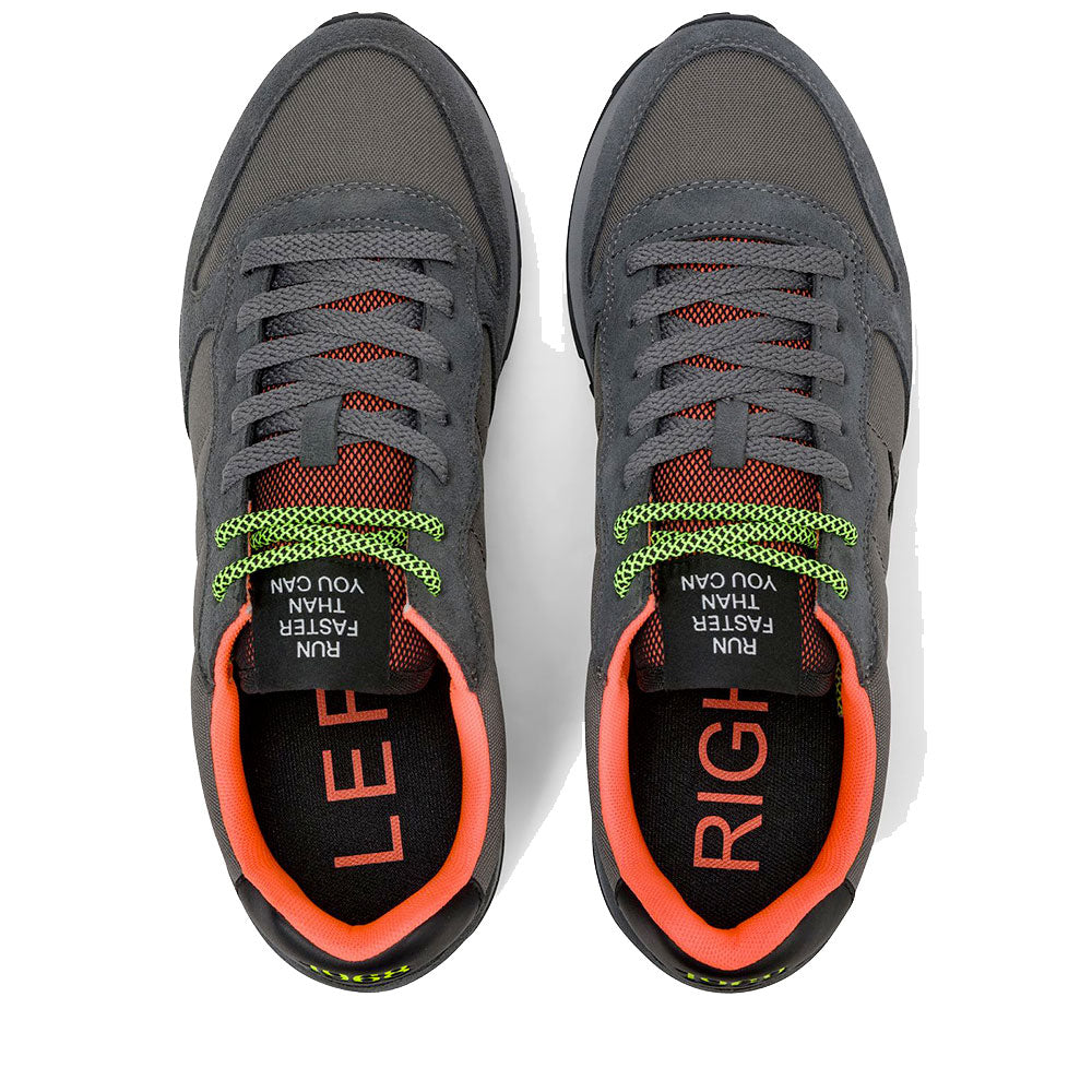 Sneakers Uomo SUN68 Tom Fluo Grigio Scuro - Z46102