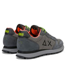 Sneakers Uomo SUN68 Tom Fluo Grigio Scuro - Z46102