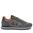 Sneakers Uomo SUN68 Tom Fluo Grigio Scuro - Z46102