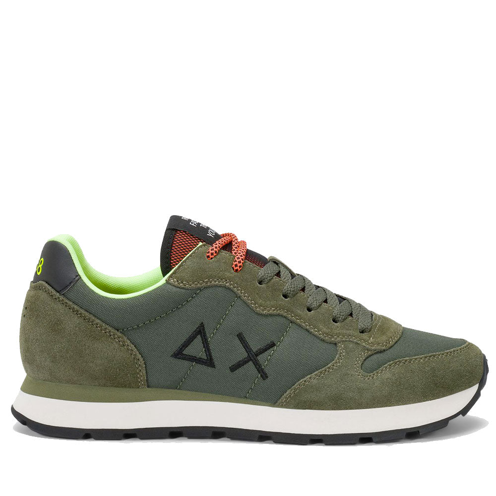 Sneakers Uomo SUN68 Tom Fluo Militare Scuro - Z46102