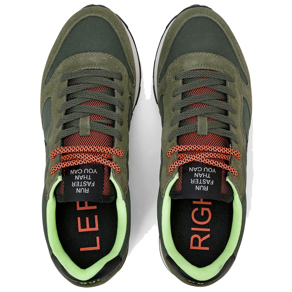 Sneakers Uomo SUN68 Tom Fluo Militare Scuro - Z46102