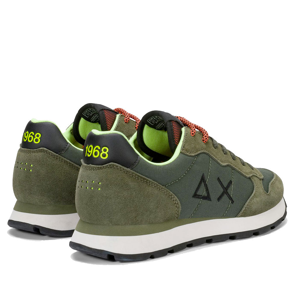 Sneakers Uomo SUN68 Tom Fluo Militare Scuro - Z46102
