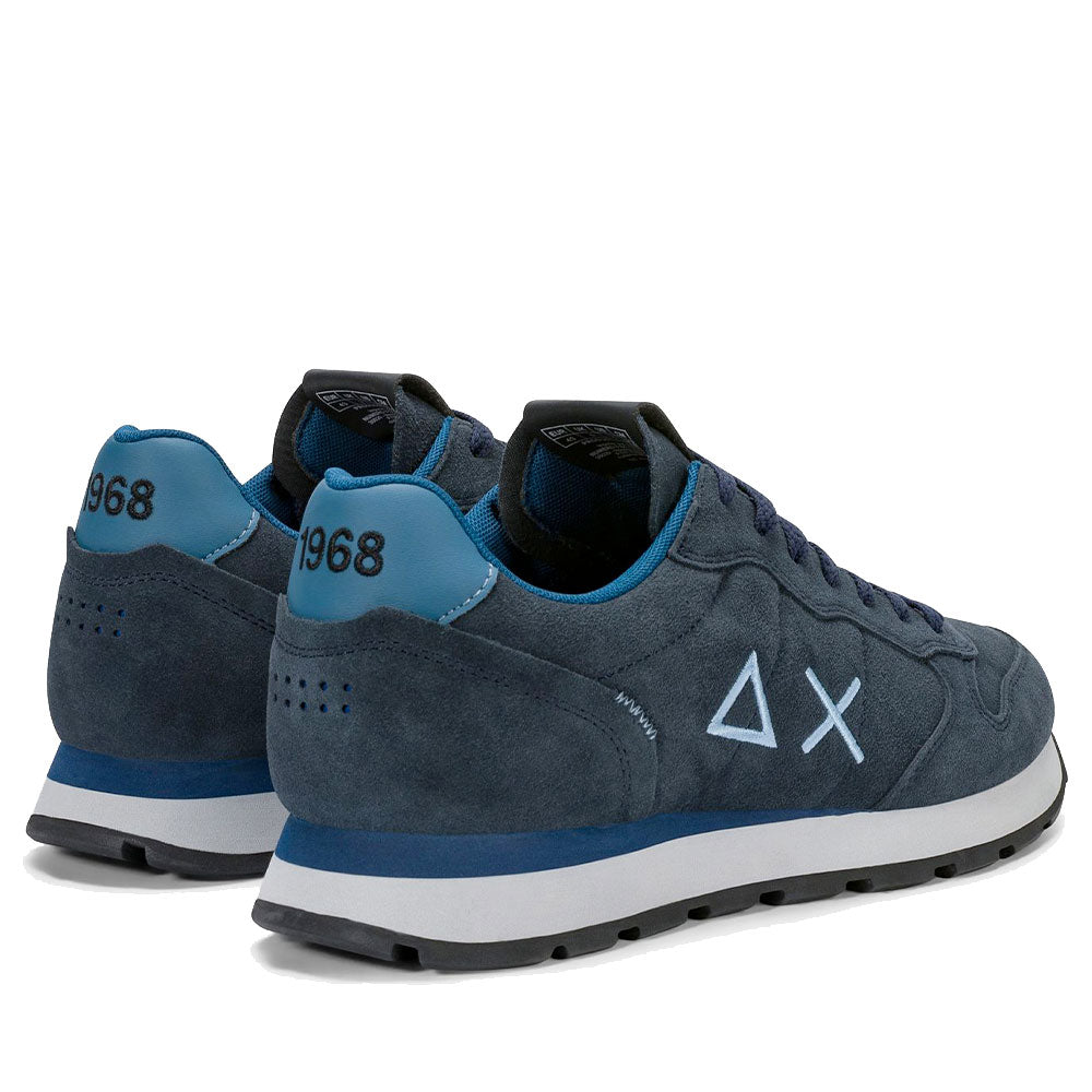 Sneakers Uomo SUN68 Tom Suede Navy Blue - Z46106