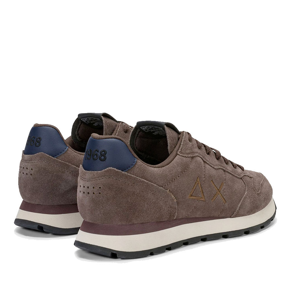 Sneakers Uomo SUN68 Tom Suede Marrone - Z46106