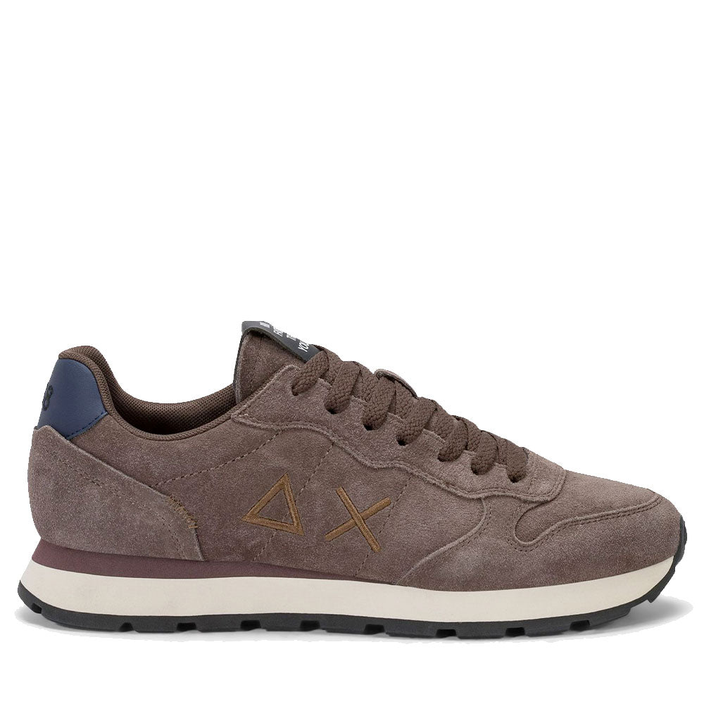 Sneakers Uomo SUN68 Tom Suede Marrone - Z46106