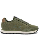 Sneakers Uomo SUN68 Tom Suede Militare Scuro - Z46106