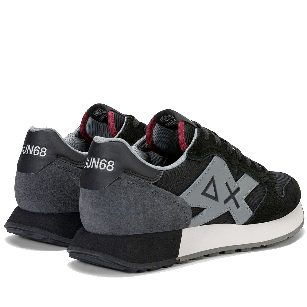 Scarpe Uomo Sun68 Sneakers Jaki 2.0 Solid Nero - Z46121
