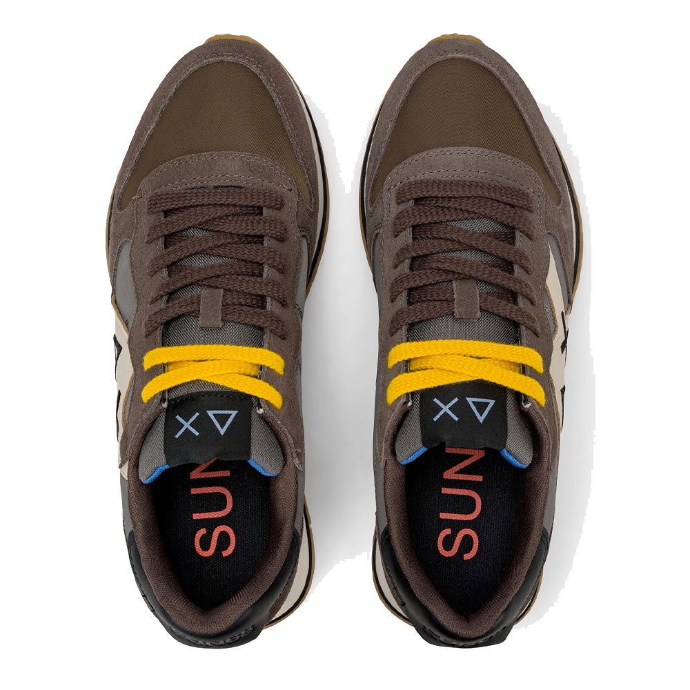 Scarpe Uomo Sun68 Sneakers Jaki 2.0 Bicolor Marrone - Z46122