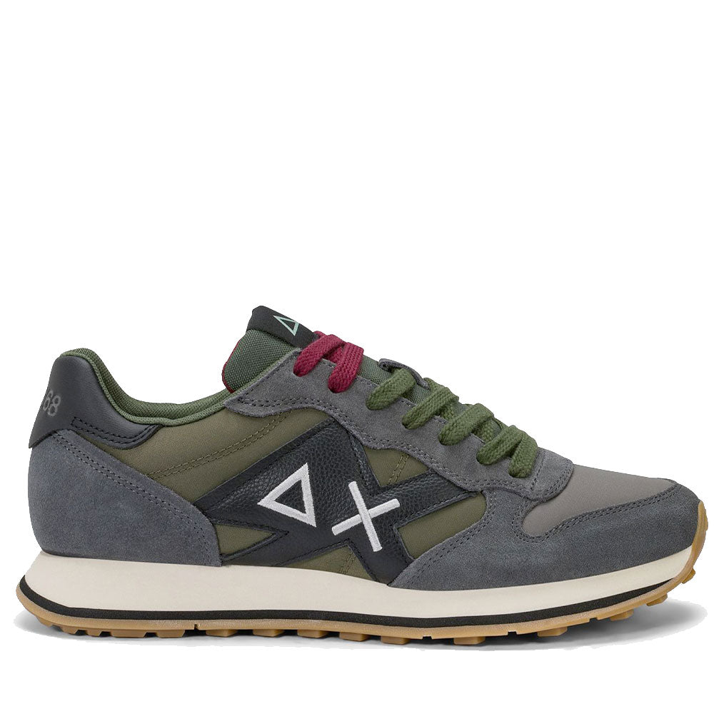 Scarpe Uomo Sun68 Sneakers Jaki 2.0 Bicolor Grigio Scuro - Z46122