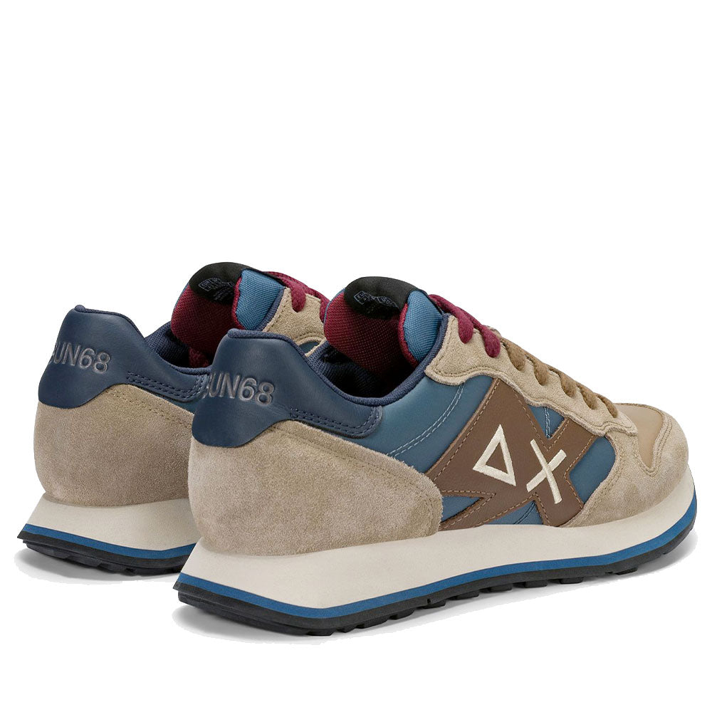 Scarpe Uomo Sun68 Sneakers Jaki 2.0 Bicolor Beige Scuro - Z46122