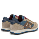 Scarpe Uomo Sun68 Sneakers Jaki 2.0 Bicolor Beige Scuro - Z46122