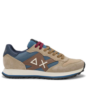 Scarpe Uomo Sun68 Sneakers Jaki 2.0 Bicolor Beige Scuro - Z46122